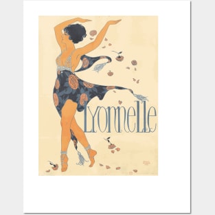 Lyonnelle (1917) by Georges Barbier Posters and Art